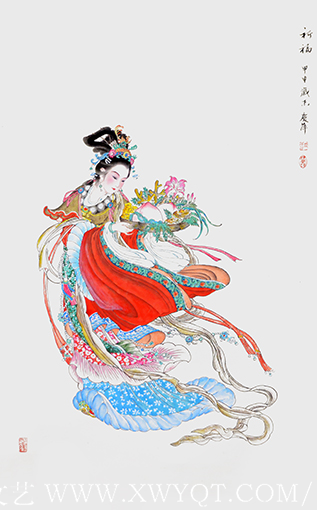 《祈福》 67 x 43.5cm   2009年